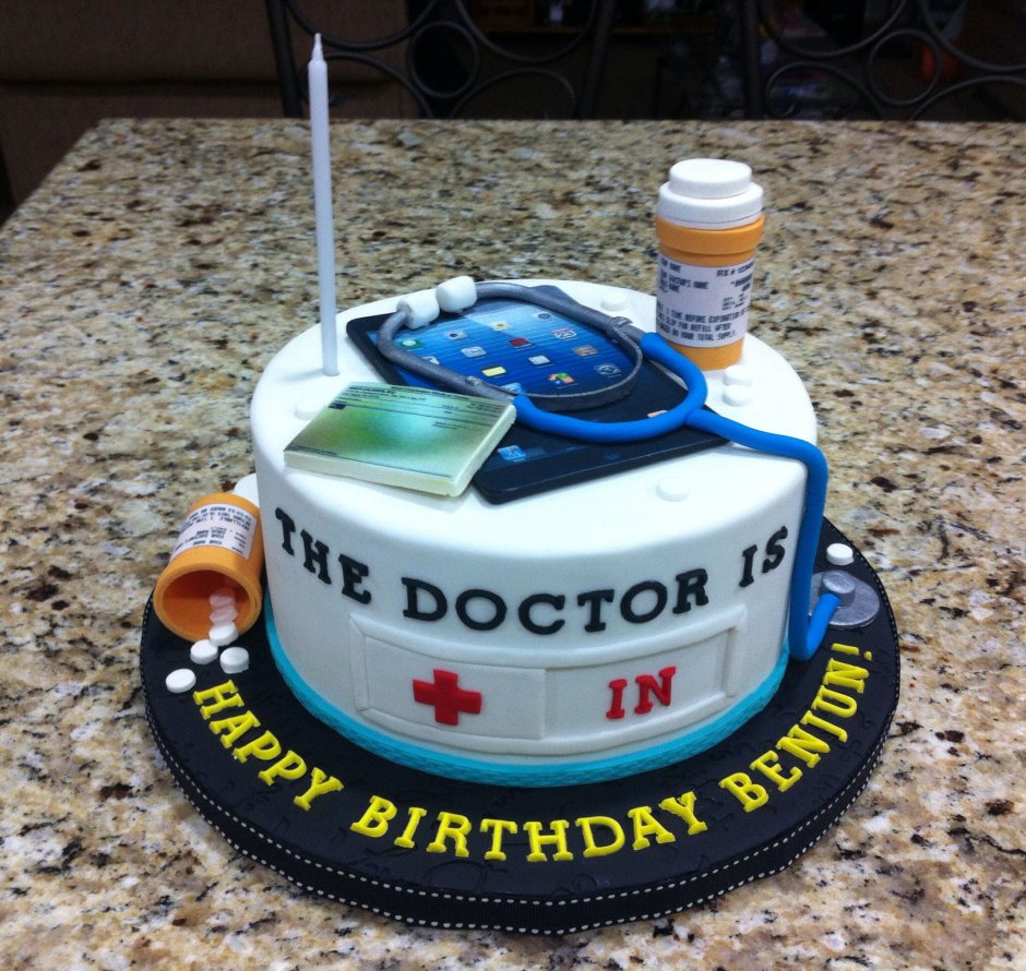 Торт доктору военному на день рождения