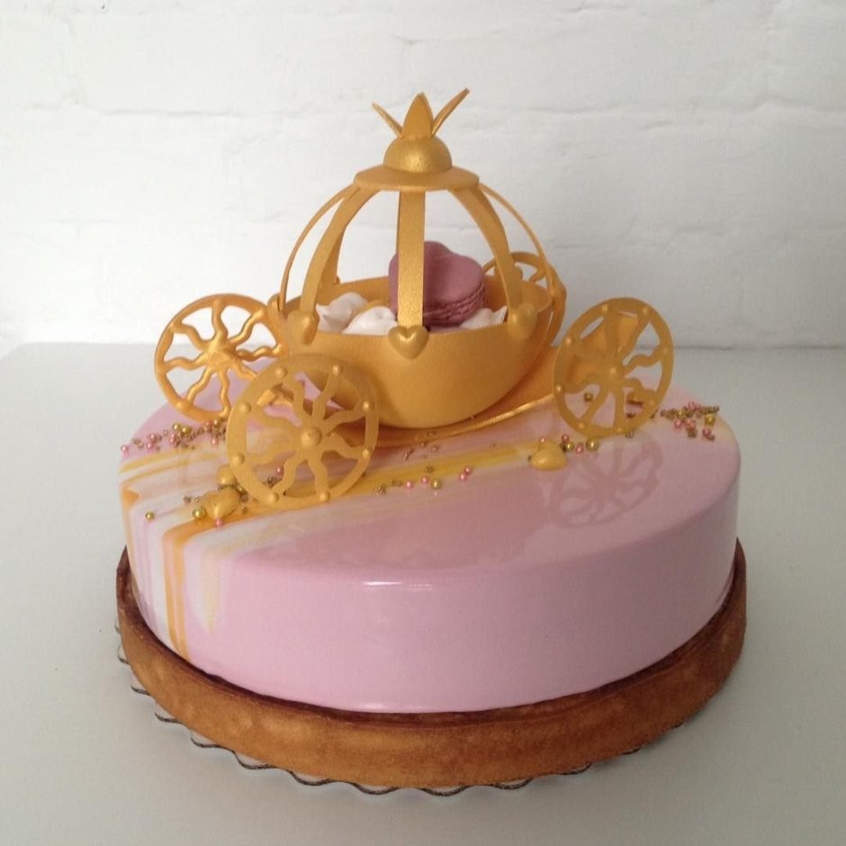 Торт карета для принцессы