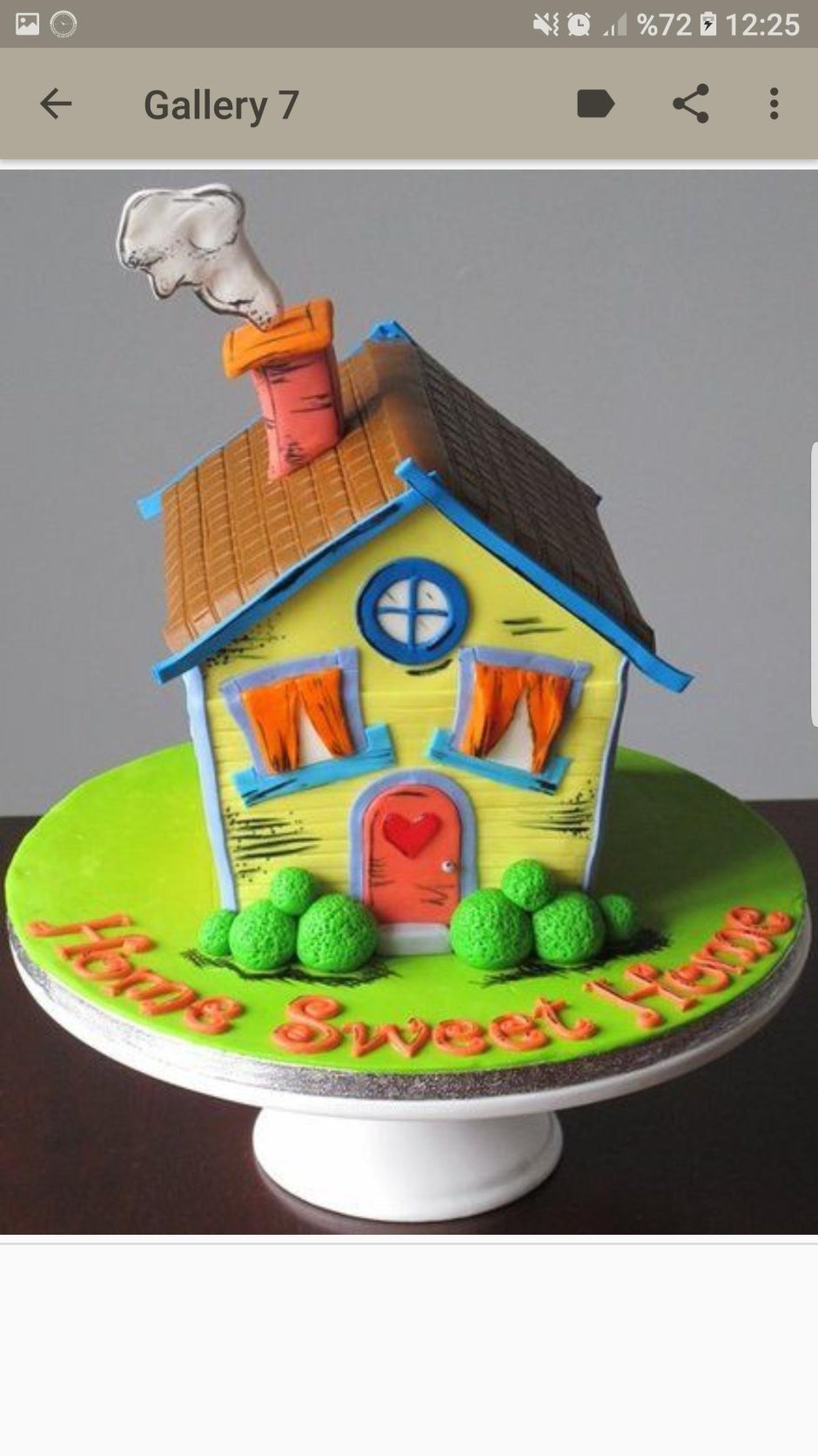 Торт в виде домика
