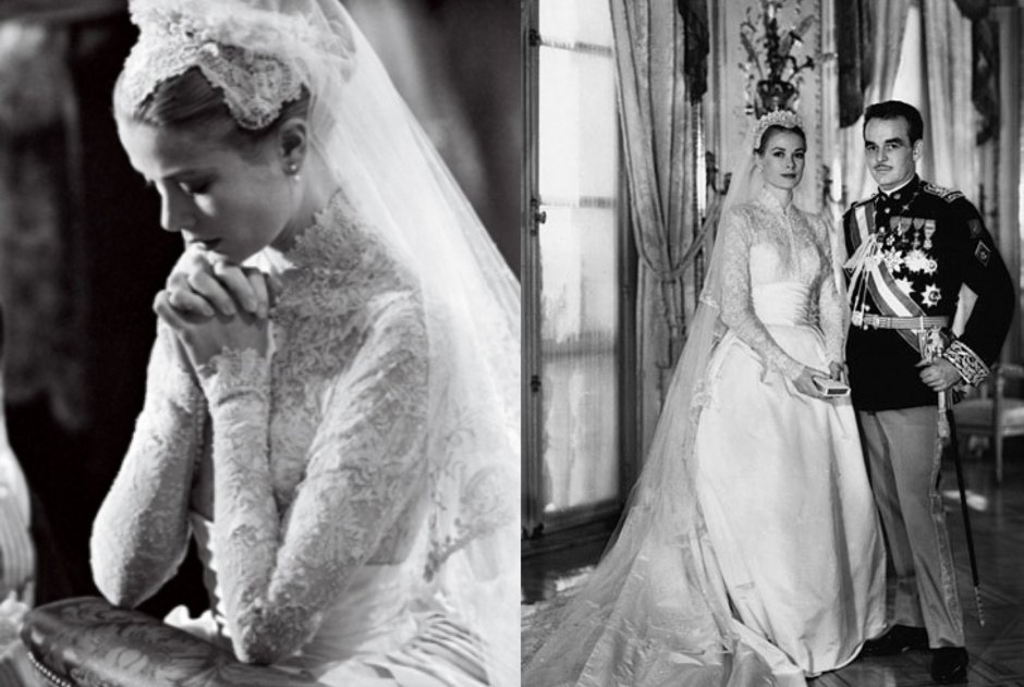 Принцесса Монако Грейс свадьба фата