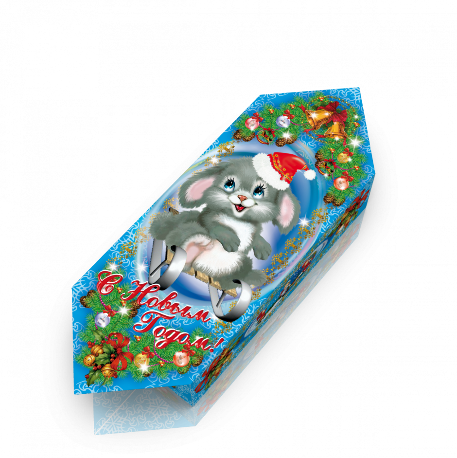 Подарок заяц с конфетами