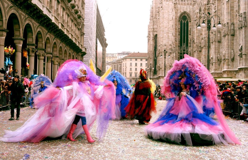 Ходулисты Венецианский карнавал
