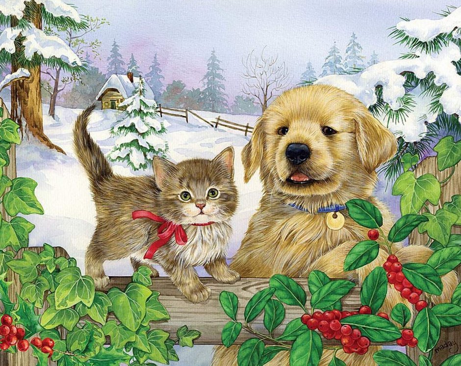 Советские открытки с котятами