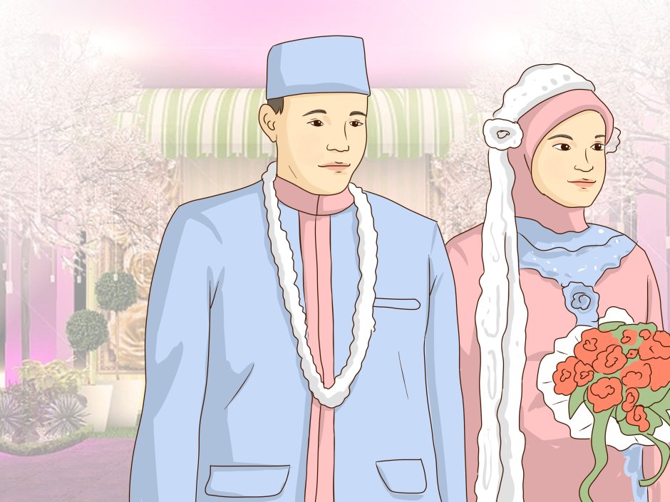 Мусульманская свадьба рисунок