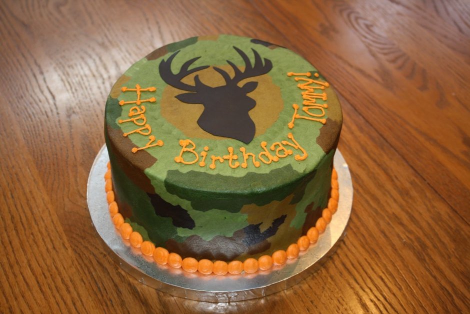 Торт охотнику на день рождения