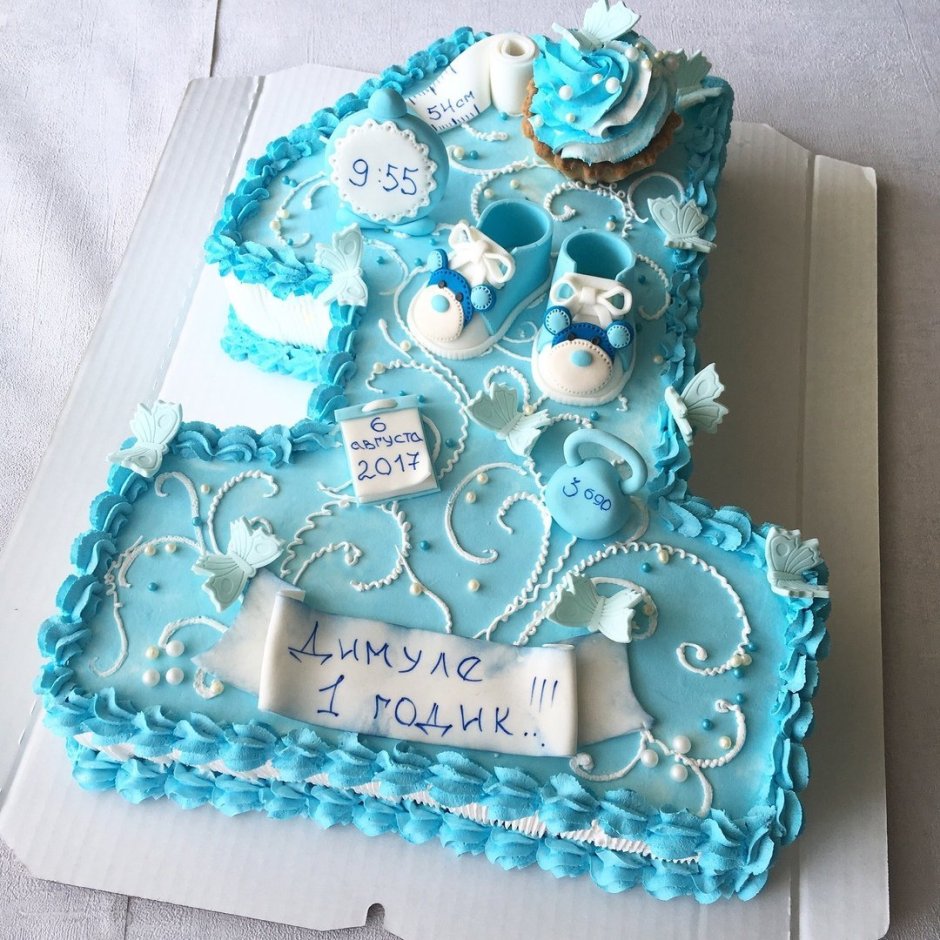 Декор торта для малыша