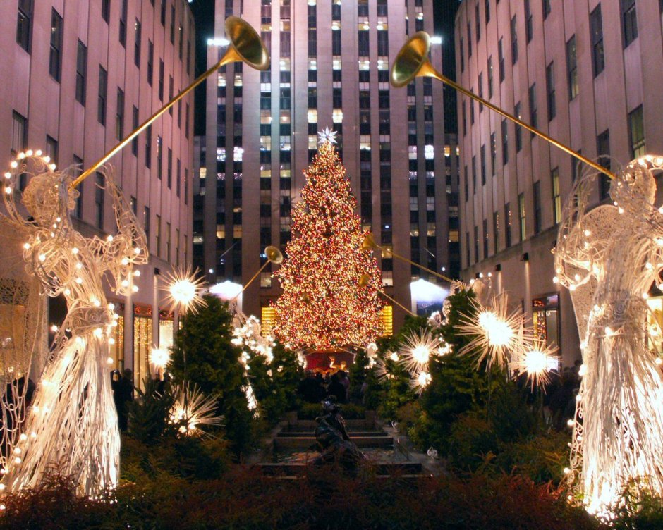 Рождественские улицы Нью Йорка