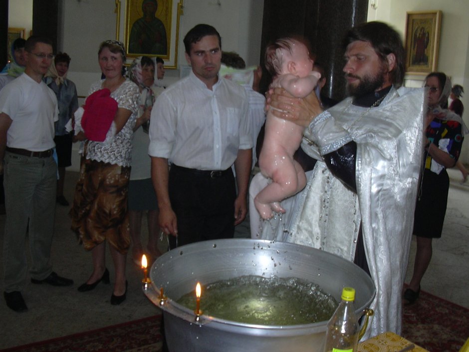 Крещение взрослых женщин