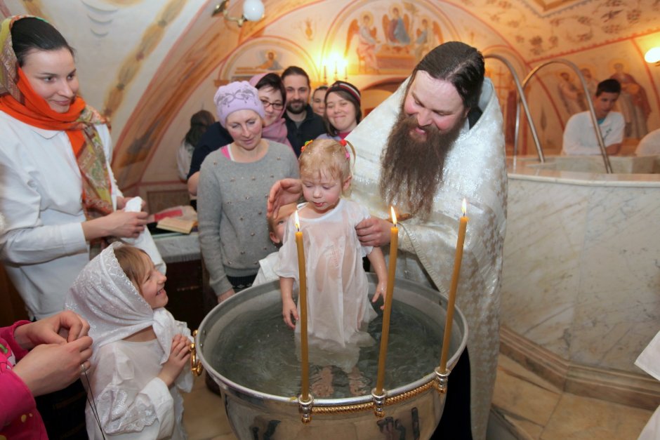 Крещение младенцев в православии