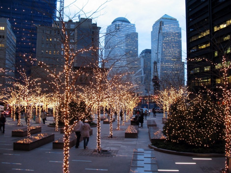 Нью Йорк Рождественская иллюминация