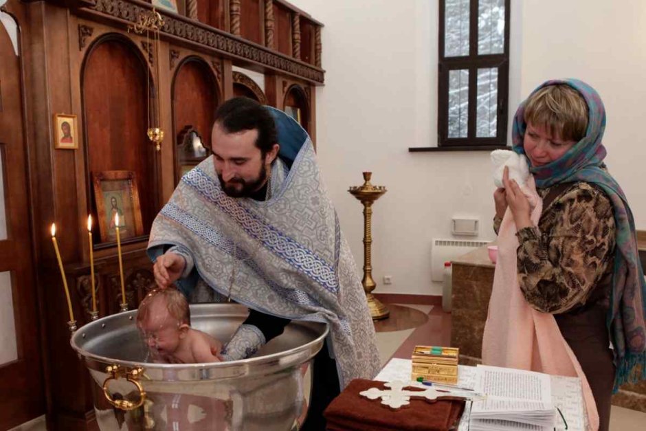 Крещение взрослых детей