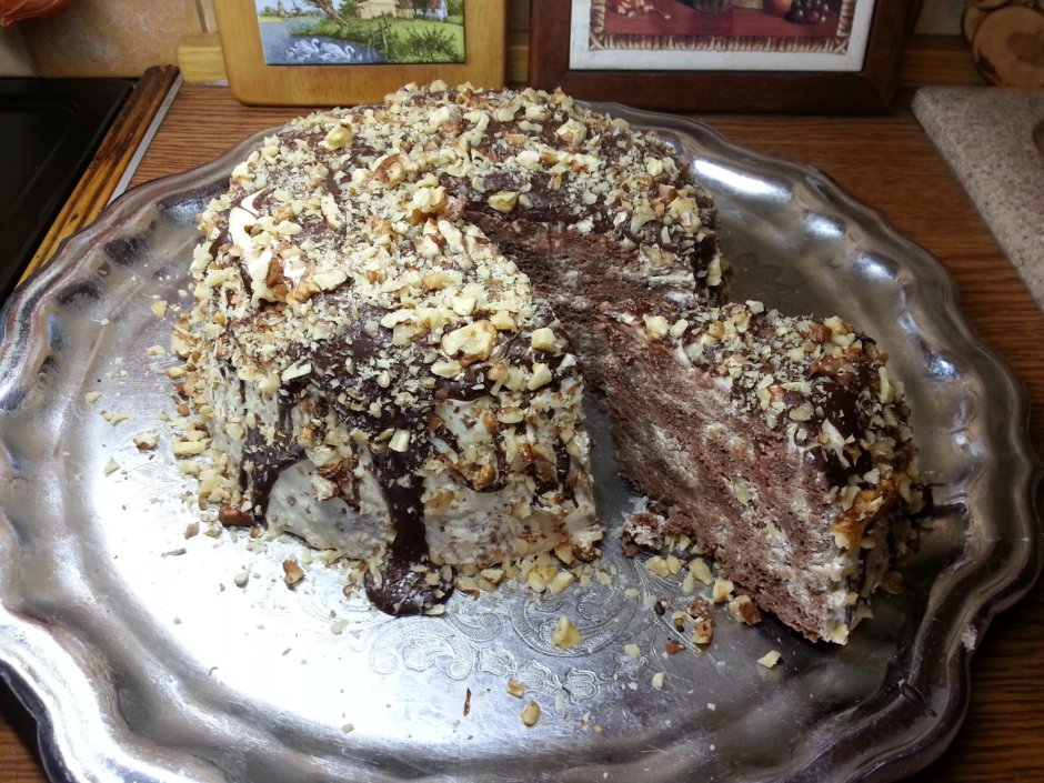 Шоколадно Ореховый торт