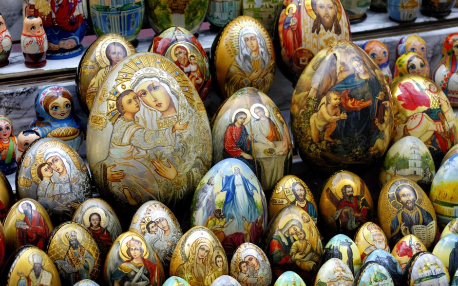 Пасхальное яйцо Россия