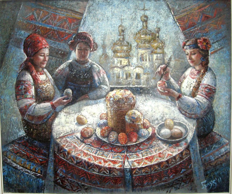 Пасха картины русских художников