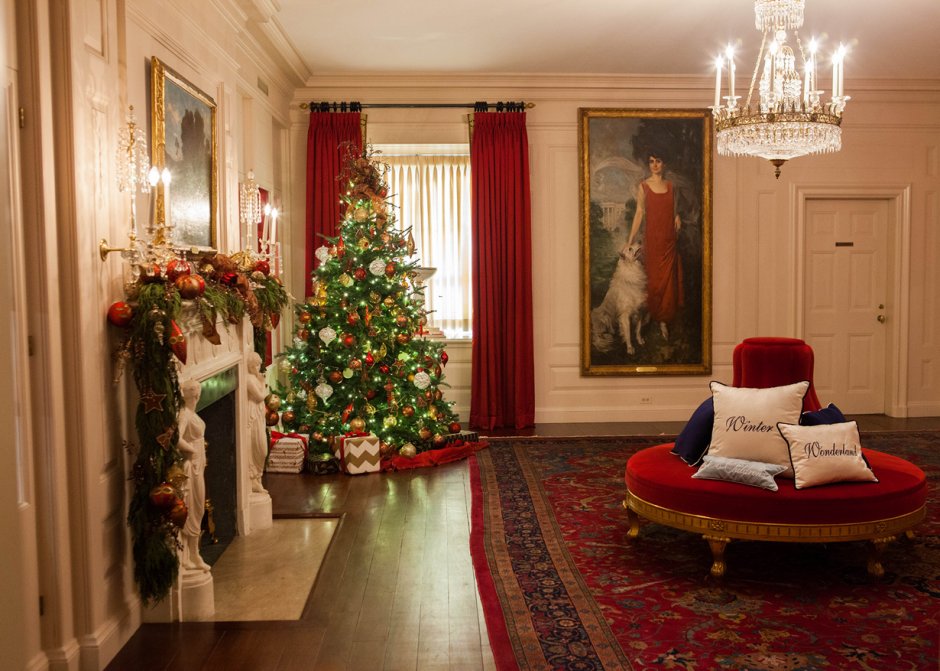 Рождественская ёлка в белом доме