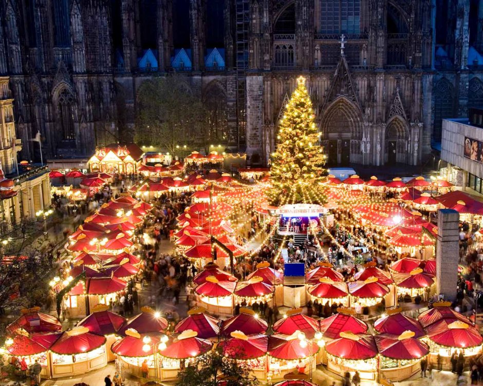 Рождественская ярмарка в Германии Кельн