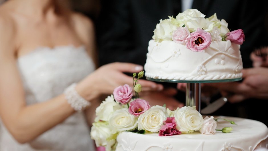 Свадебный торт домашний