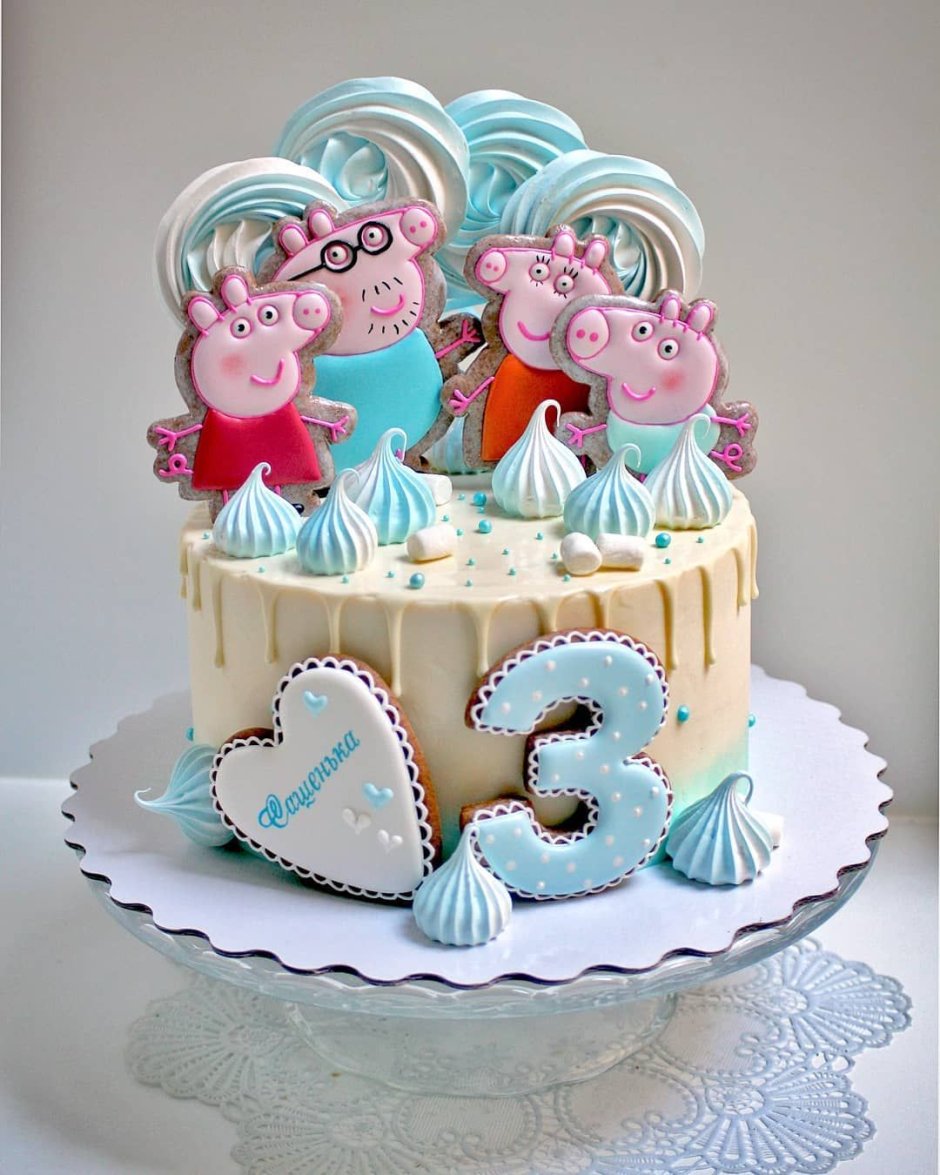 Тортик с днем рождения девочке с пряниками