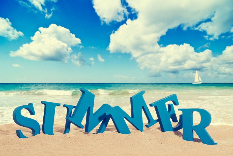 Summer надпись