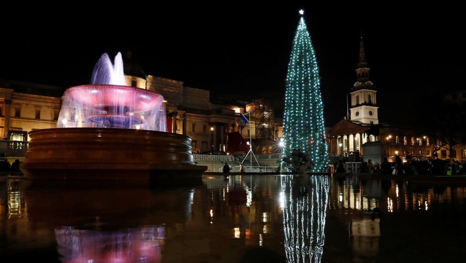 Рождественская ёлка на Трафальгарской площади