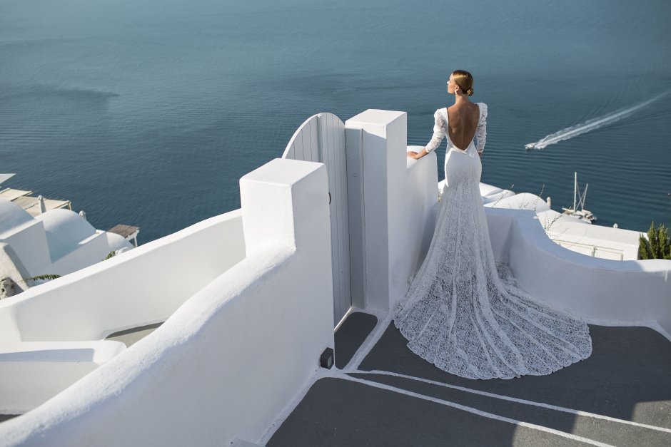 Греция остров Санторини свадьба
