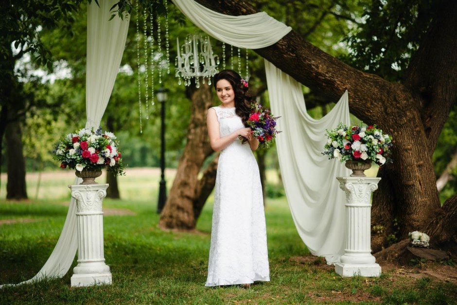 Круглая Свадебная арка в итальянском стиле