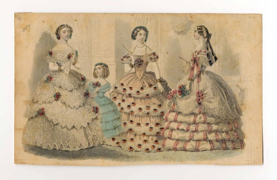 19 Век пышные платья Викторианская эпоха