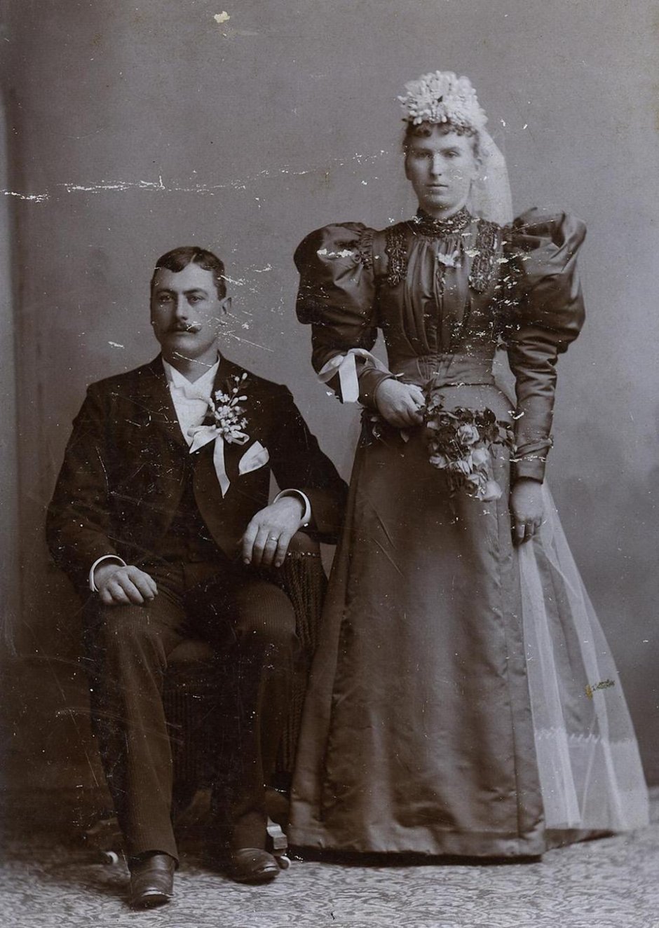 Свадебное платье в стиле эдвардианской эпохи