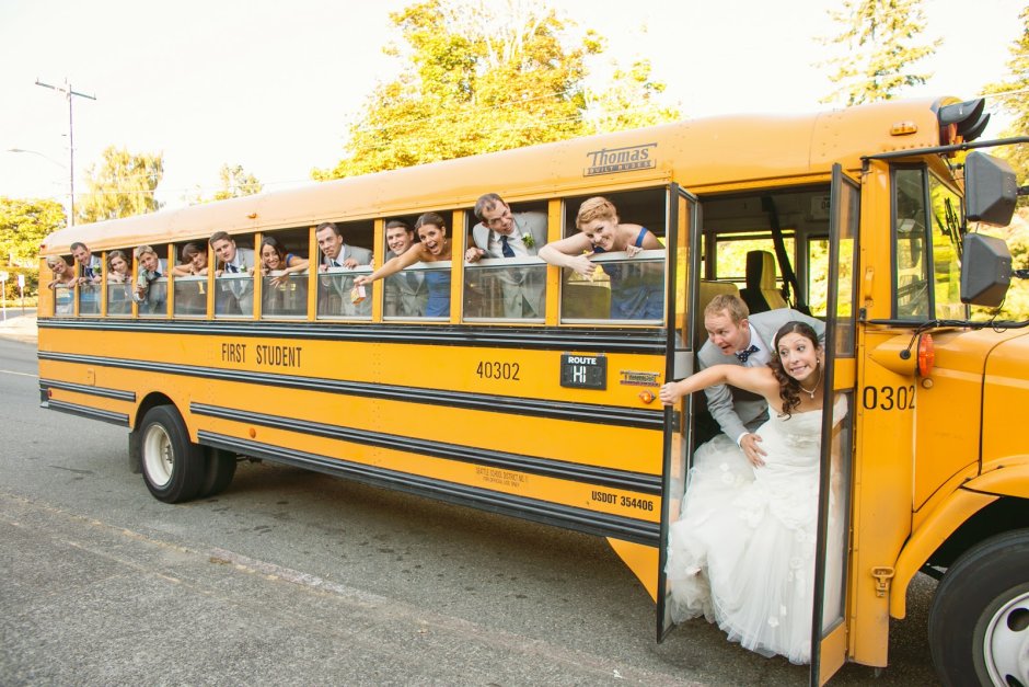 Свадебный автобус для гостей