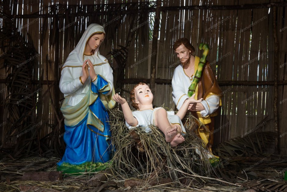 Мария мать Иисуса Иосиф вертеп