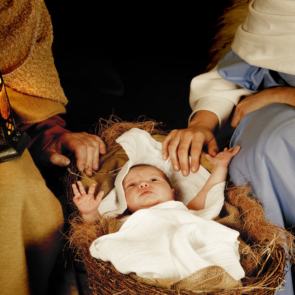 Младенец Иисус в яслях