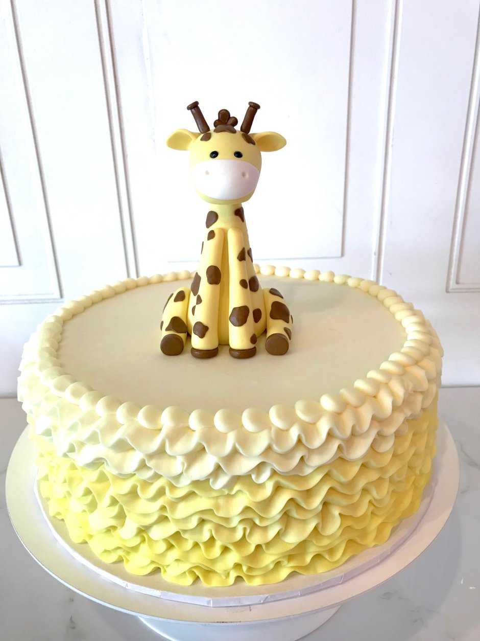 Торт с жирафами