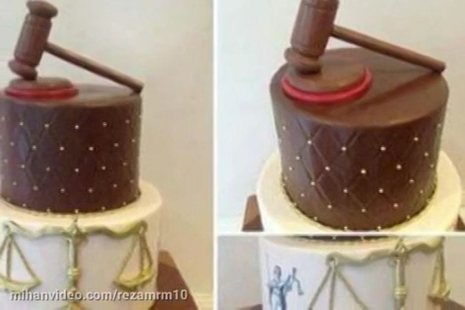 Идея для торта в стиле юриста
