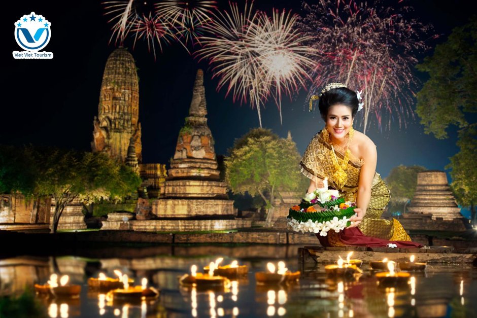 Лой Кратонг праздник в Тайланде