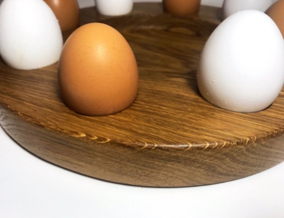 Менажница деревянная для яиц