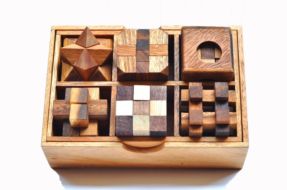 Набор деревянных головоломок