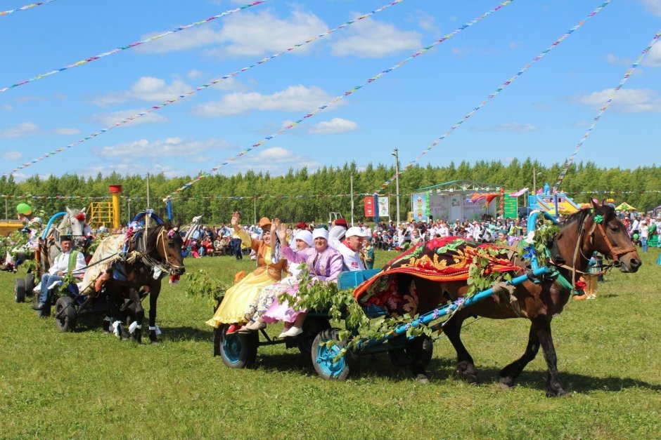 Традиции Татаров Сабантуй