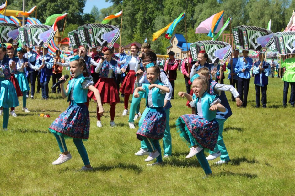 Праздник Сабантуй у татар для детей