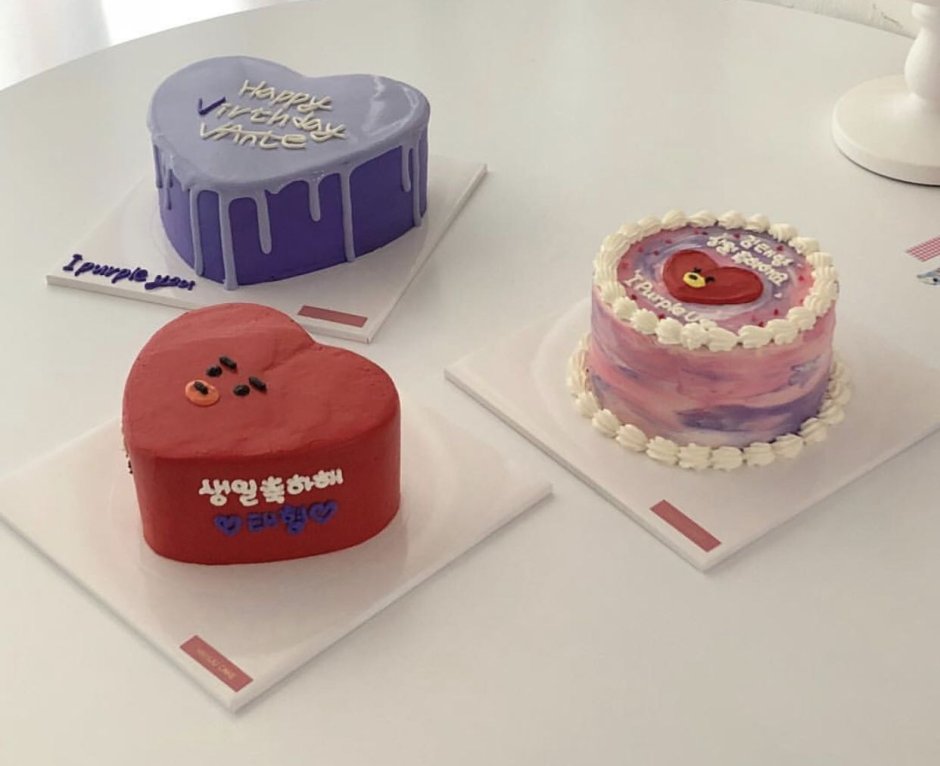 Тортики в корейском стиле