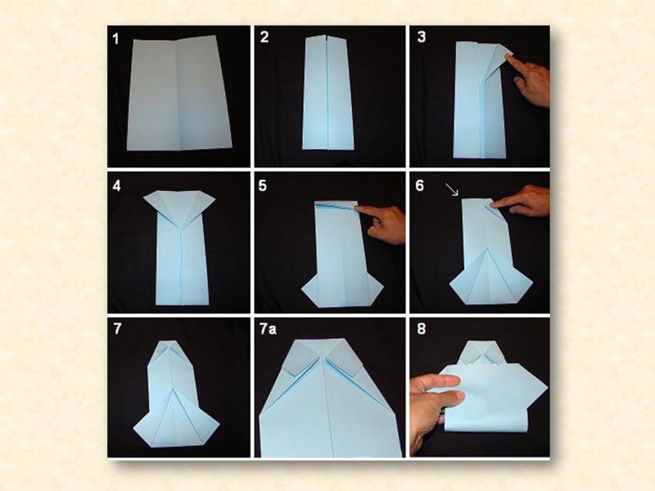 Оригами рубашка из бумаги