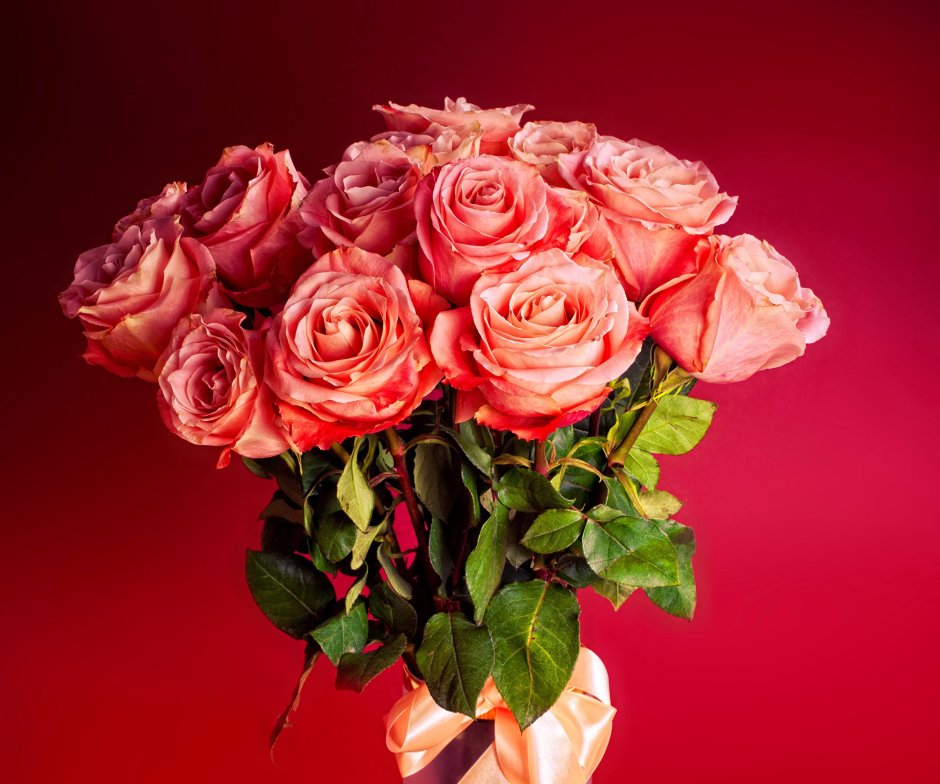 Красивейшие букеты роз