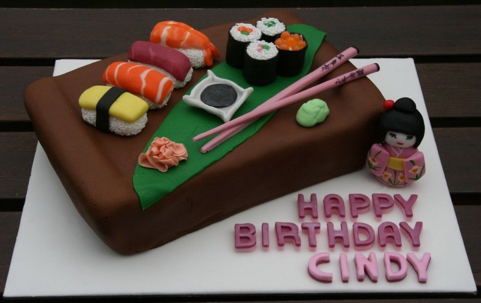 Бенто торт на день рождения парню