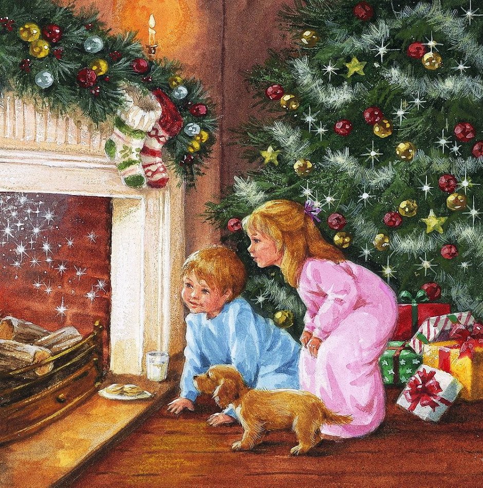 Красивые открытки с Рождеством