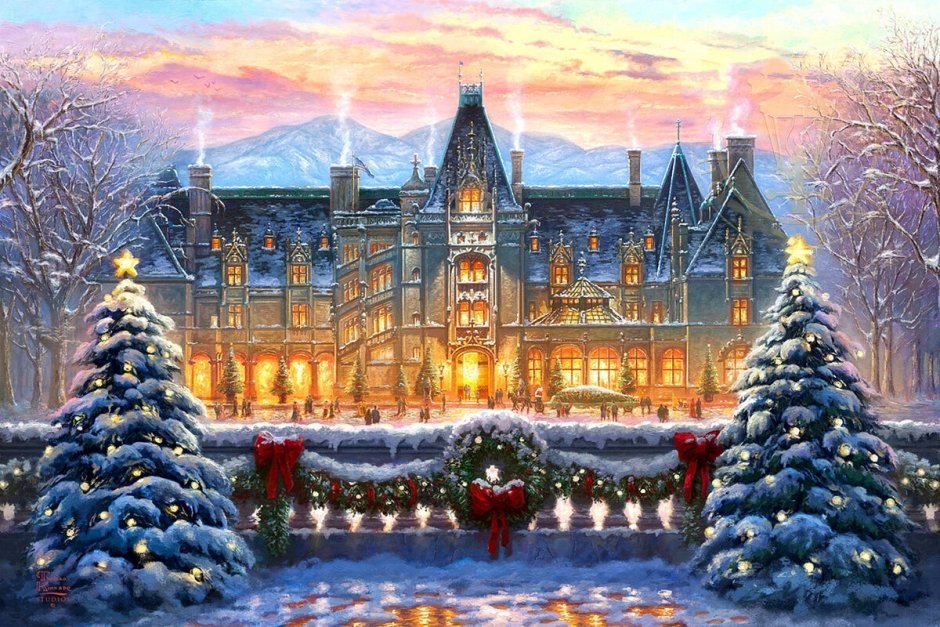 Томас Кинкейд Christmas at Biltmore