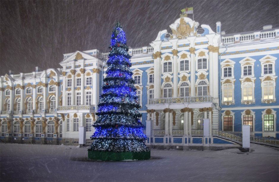 Новогодний Екатерининский дворец