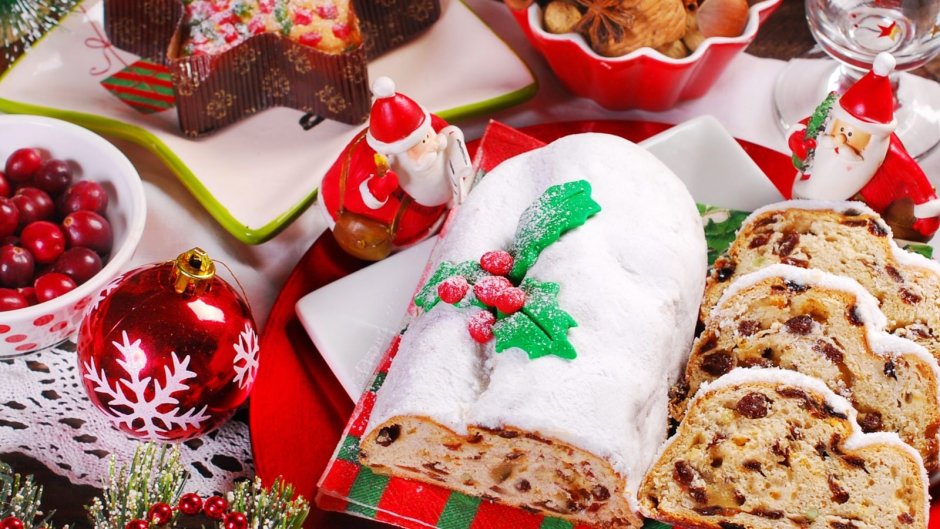 Рождественский кекс Stollen