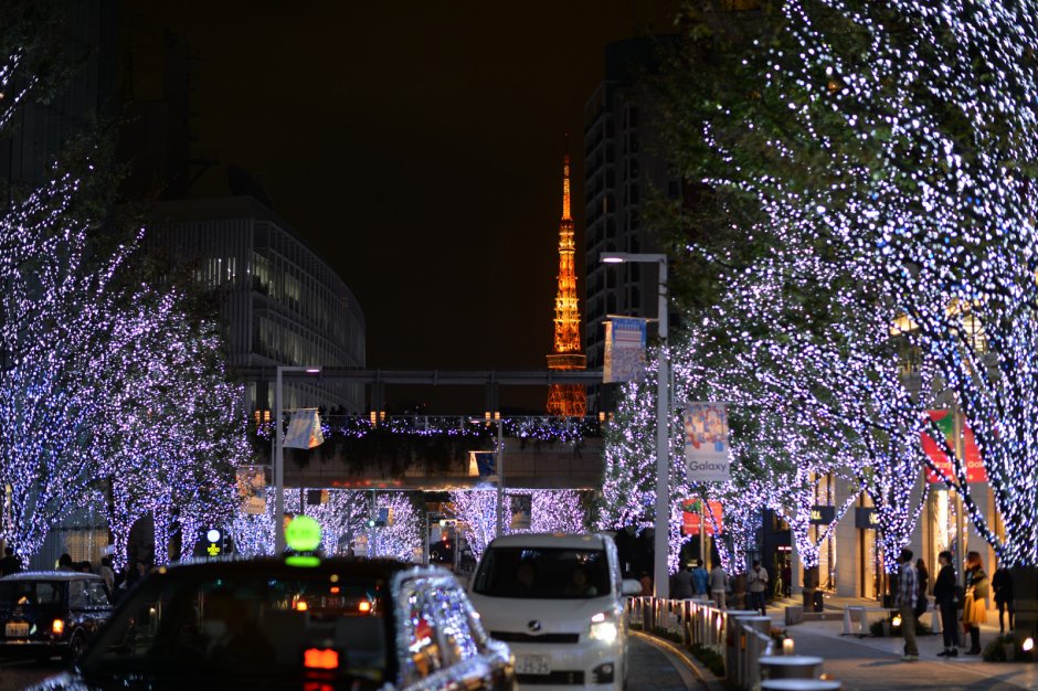 Токио Рождество иллюминация