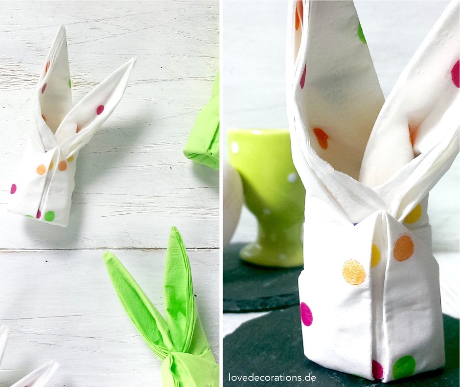 Оригами голова зайчика оригами