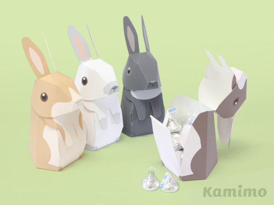 Easter Bunny Origami scheme