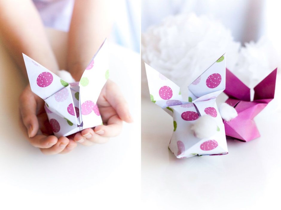 Оригами для подруги на Пасху